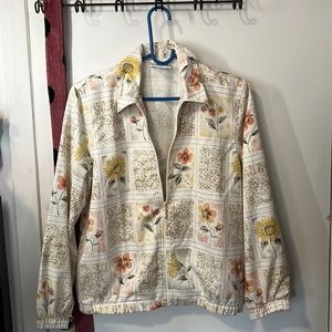 FLOWER BOMBER JACKET